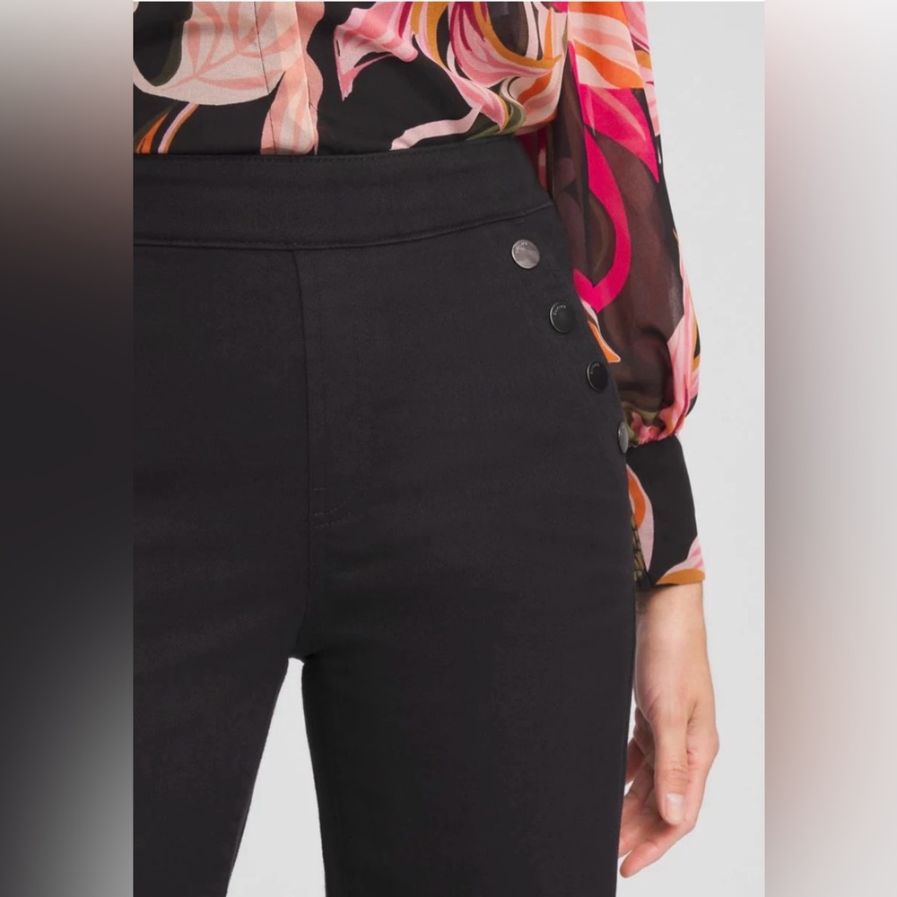 Chico’s Pull On Wide Leg Ankle Jeans